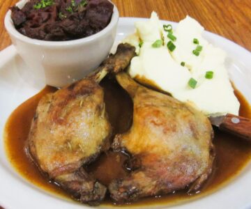 Frühlingskräuter Enten Confit