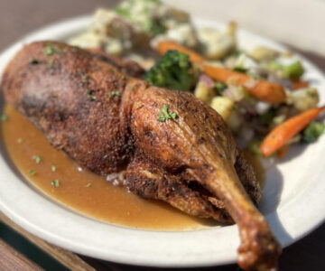 summer entenbraten oustide