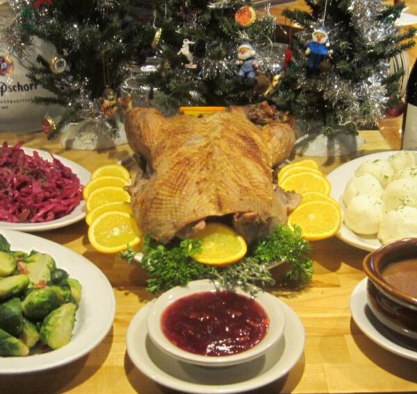 Die Weihnachtsgans oder der Gänsebraten
